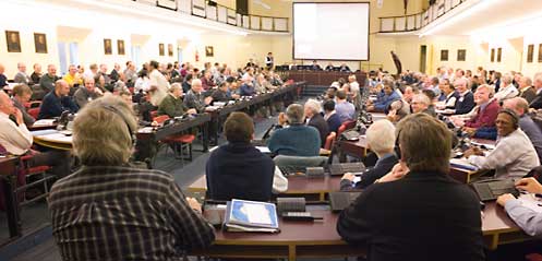 GC35 delegates in the Aula