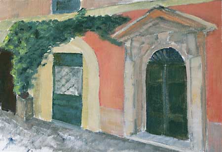 sketch of doorway