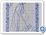  Due panelli di “azulejos” di Cláudio Pastro nel Pátio do Colégio (2009), al centro di São Paulo, che raccontano la storia del santo, con ben noti episodi come la composizione del poema alla Vergine sulla spiaggia di Iperoig e anche quello dello stormo di uccelli che adombrarono Anchieta ed i suoi compagni nella barca.