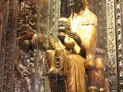 Our Lady of Montserrat to whom St. Ignatius offered hsi sword