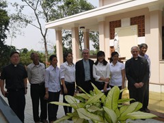 Blessing the retreat house and visit the holy family community (14)