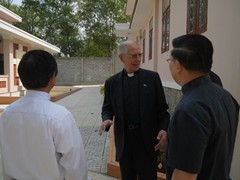 Blessing the retreat house and visit the holy family community (2)