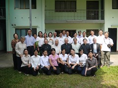 Blessing the retreat house and visit the holy family community (20)