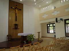 Blessing the retreat house and visit the holy family community (5)