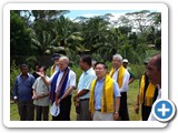Fr General and the Major Superiors of Asia Pacific visiting the Railaco Mission