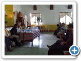 Fr. General meets a group of parishioners.