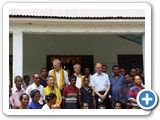 Fr. General meets a group of parishioners.