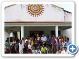 Fr. General meets a group of parishioners.