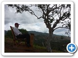 Atop Montserrat, a pensive Fr. Mark Raper