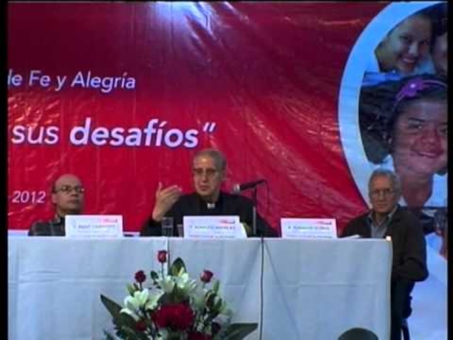 P. Adolfo Nicolas, General de la Compañía de Jesús habla en Congreso de Fe y Alegría